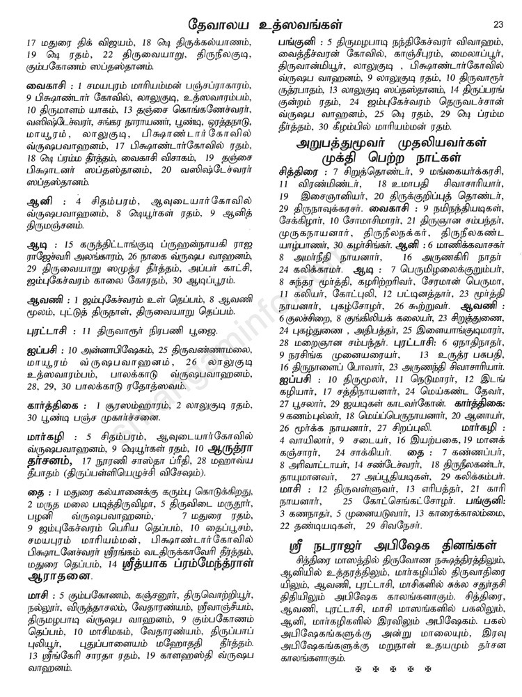Panchangam